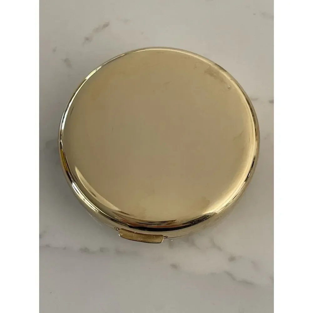 NWOT Vintage Debbie J Palmer Cat Compact Gold Toned Signed! - Picture 2 of 4